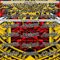 Custom Yellow Black Red-White 3D Pattern Design Rave Party Tribal Authentic Baseball Jersey