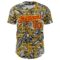 Custom Black Red-Yellow 3D Pattern Design Rave Party Tattoos Disco Authentic Baseball Jersey