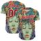Custom Green Red-White 3D Pattern Design Rave Party Trippy Magic Mushroom Authentic Baseball Jersey