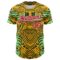 Custom Gold Red Black Green-White 3D Pattern Design Burner Costumes Tribal Authentic Baseball Jersey