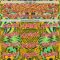 Custom Gold Red Black Green-White 3D Pattern Design Burner Costumes Tribal Authentic Baseball Jersey