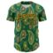 Custom Kelly Green Black-Yellow 3D Pattern Design Burner Costumes Paisley Bandana Authentic Baseball Jersey