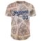 Custom Cream Navy-White 3D Pattern Design Burner Costumes Paisley Bandana Authentic Baseball Jersey