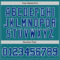 Custom Teal Royal-White Authentic Baseball Jersey