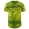Custom Green Neon Yellow-Green David Lozeau The Scarab Beetle Authentic Baseball Jersey