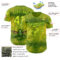 Custom Green Neon Yellow-Green David Lozeau The Scarab Beetle Authentic Baseball Jersey