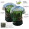 Custom Light Blue Aurora Green-Black David Lozeau The Hippo Authentic Baseball Jersey