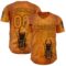 Custom Yellow Bay Orange-Black David Lozeau The Stag Beetle Authentic Baseball Jersey