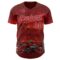 Custom Red-Silver David Lozeau Slammed And Damned Authentic Baseball Jersey