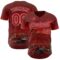 Custom Red-Silver David Lozeau Slammed And Damned Authentic Baseball Jersey