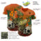 Custom Orange Bay Orange-Black David Lozeau Bearded Dragon Authentic Baseball Jersey