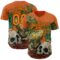 Custom Orange Bay Orange-Black David Lozeau Bearded Dragon Authentic Baseball Jersey