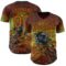 Custom Red Texas Orange-Black David Lozeau Single Track Authentic Baseball Jersey