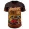 Custom Brown Texas Orange-White David Lozeau Border Bug Authentic Baseball Jersey