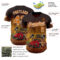 Custom Brown Texas Orange-White David Lozeau Border Bug Authentic Baseball Jersey