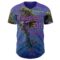 Custom Purple Medium Purple-Black David Lozeau The Beekeeper Authentic Baseball Jersey