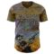 Custom Blue Black-Vegas Gold David Lozeau The Reckoning Authentic Baseball Jersey