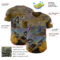 Custom Blue Black-Vegas Gold David Lozeau The Reckoning Authentic Baseball Jersey