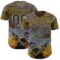 Custom Blue Black-Vegas Gold David Lozeau The Reckoning Authentic Baseball Jersey