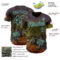Custom Steel Gray Black Green Brown-Ice Blue David Lozeau Whisky Runner Authentic Baseball Jersey