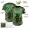 Custom Green Kelly Green-White David Lozeau Storming The Beach Authentic Baseball Jersey