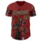Custom Red Black-Vegas Gold David Lozeau The Spoils Of War Authentic Baseball Jersey