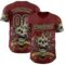 Custom Red Black-Vegas Gold David Lozeau Smoke Em If You Got Em Authentic Baseball Jersey