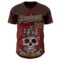 Custom Red Black-Vegas Gold David Lozeau Dia De Los Perros Authentic Baseball Jersey
