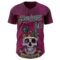 Custom Purple Black-Silver David Lozeau Dia De Los Gatos Authentic Baseball Jersey