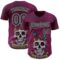 Custom Purple Black-Silver David Lozeau Dia De Los Gatos Authentic Baseball Jersey