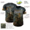 Custom Steel Gray Black-Silver David Lozeau Charging The Front Authentic Baseball Jersey