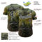 Custom Green Black-Silver David Lozeau 1st Air Cav Authentic Baseball Jersey
