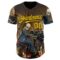 Custom Navy Yellow-Black David Lozeau The Grand Finale Authentic Baseball Jersey