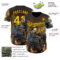 Custom Navy Yellow-Black David Lozeau The Grand Finale Authentic Baseball Jersey