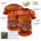 Custom Orange Bay Orange-Black David Lozeau Semper Fidelis Authentic Baseball Jersey