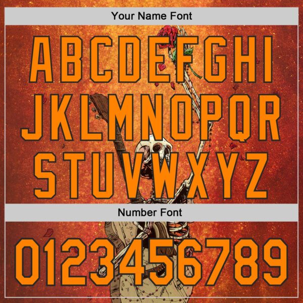 Custom Orange Bay Orange-Black David Lozeau Until The Last Note Authentic Baseball Jersey