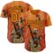 Custom Orange Bay Orange-Black David Lozeau Until The Last Note Authentic Baseball Jersey