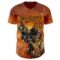 Custom Orange Black-Bay Orange David Lozeau Feel The Sting Authentic Baseball Jersey
