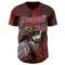 Custom Red Maroon-White David Lozeau Bottoms Up Authentic Baseball Jersey
