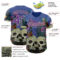Custom Purple-Vegas Gold David Lozeau Together Forever Authentic Baseball Jersey