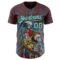 Custom Red Ice Blue-Black David Lozeau The Bounty Of Life Authentic Baseball Jersey
