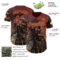 Custom Red Burgundy-Old Gold David Lozeau Spirit Of A Nation Authentic Baseball Jersey