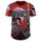 Custom Red Black-Light Blue David Lozeau Honor Authentic Baseball Jersey