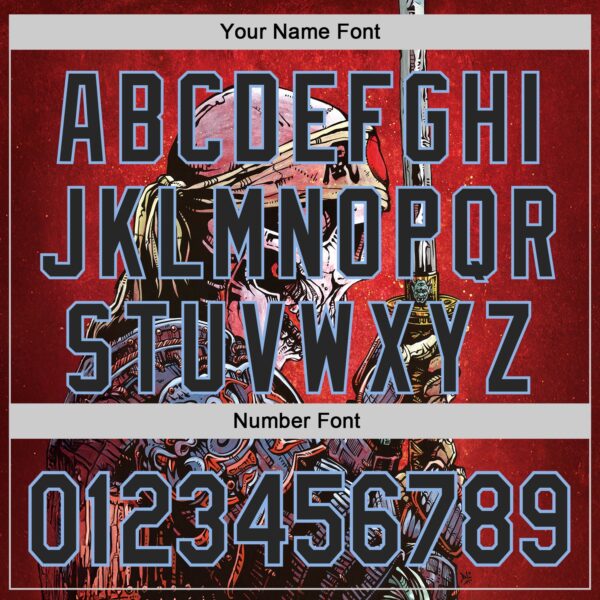 Custom Red Black-Light Blue David Lozeau Honor Authentic Baseball Jersey