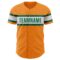 Custom Bay Orange Kelly Green-White Authentic Baseball Jersey