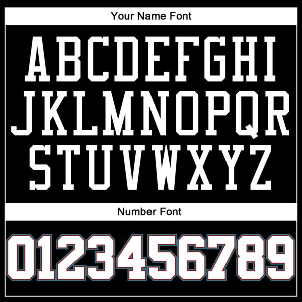 Custom Black White-Teal Authentic Baseball Jersey