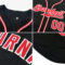 Custom Black White-Teal Authentic Baseball Jersey