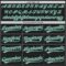 Custom Black Kelly Green Pinstripe Gray Authentic Baseball Jersey