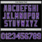Custom Black White Pinstripe Purple Authentic Sleeveless Baseball Jersey