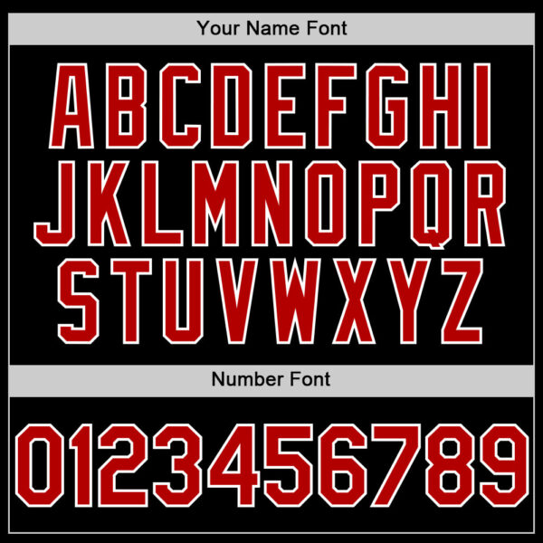 Custom Black Red-White Authentic Sleeveless Baseball Jersey